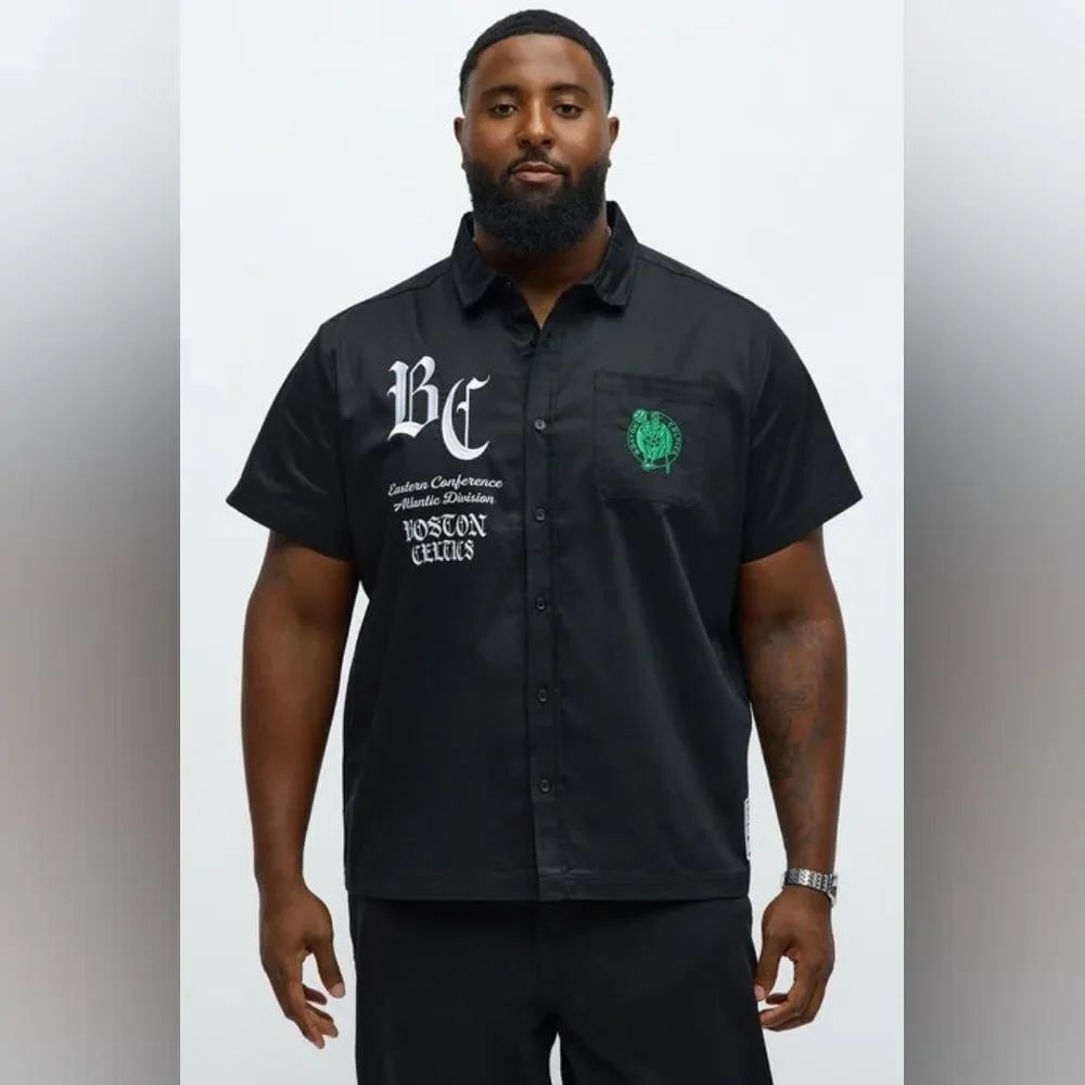 NBA Ultra Game Boston Celtics Button Up Shirt